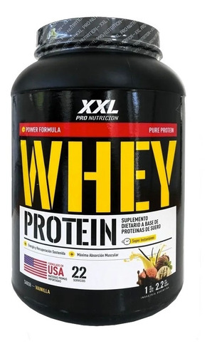 Whey Protein 1kg Xxl Pro Nutrition Sabor Chocolate