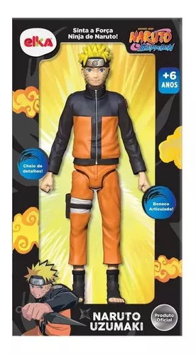 Boneco Anime Naruto Brinquedo Colecionavel 17 cm Naruto Uzumaki Sasuke  Uchiha