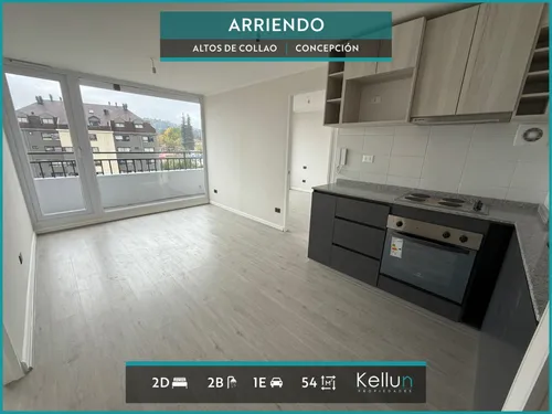 Arriendo Altos De Collao | 2 Dormitorios | Tipo Mariposa