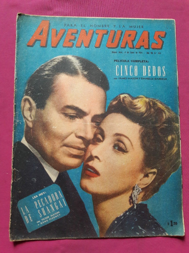 Revista Cine Aventuras Nº 376 Película Cinco Dedos - Mason