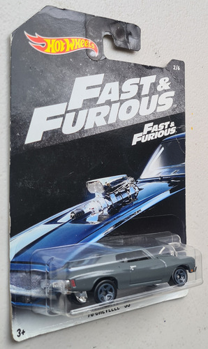 Hot Wheels Fast & Furious 70 Chevelle Ss 2017 Gris