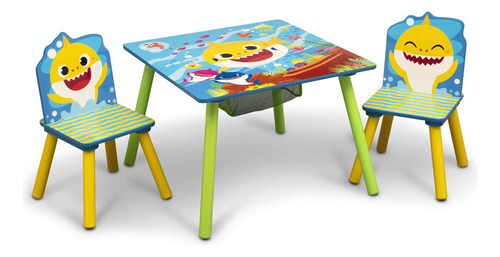 Children - Juego De Mesa Y Sillas Para Niños Con Alm.