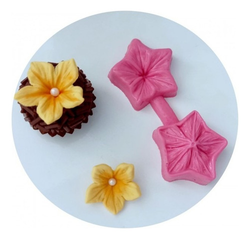 Molde De Silicone Flores - Rosa Lorena