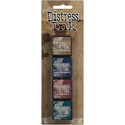 Kit De Tintas Mini Distress, 12 Colores