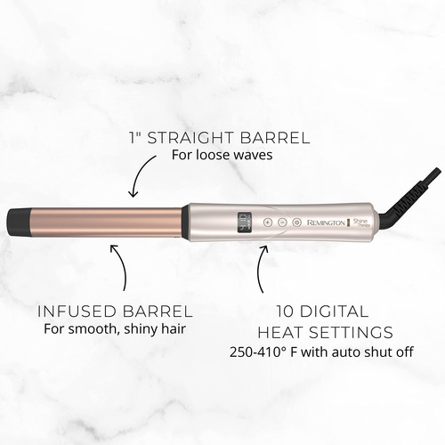 Curling Wand Remington Shine Therapy Óleo De Argan E Querati