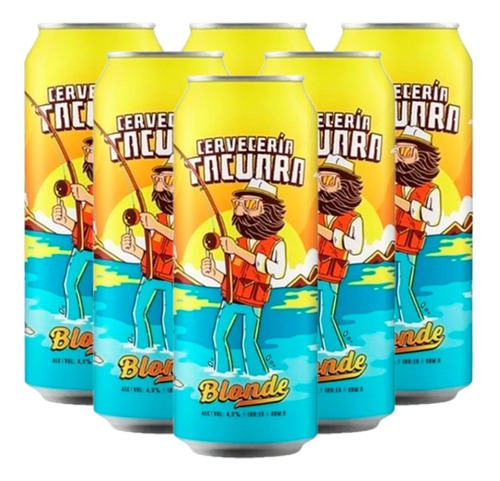 Cerveza Tacuara Blonde Pack X6 Latas