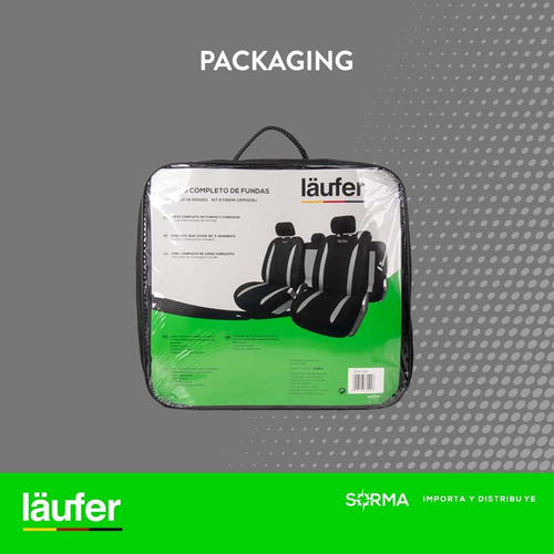 Imagen 6 de 8 de Funda De Asientos 9 Piezas Universal - Läufer