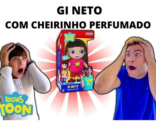 Boneca Gi Neto Aventureira Original Fala 14 Frases Promoção
