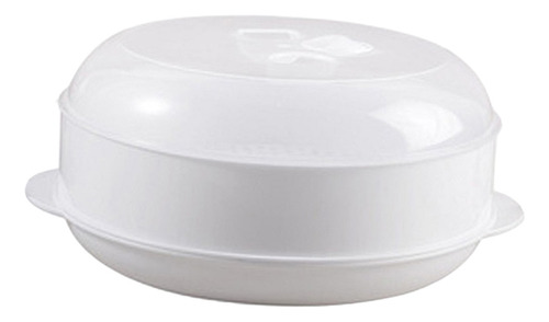 Vaporizador De Microondas Redondo Para Cocinar Un Plato De