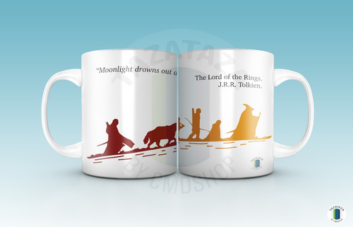 Imagen 1 de 1 de Taza Diseño Tolkien - Lord Of The Rings