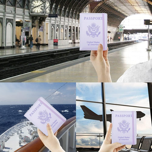 Estuche Para Pasaporte Funactu Violeta