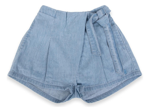 Short Bebé Niña Celeste Pillin (pva726-24cel)