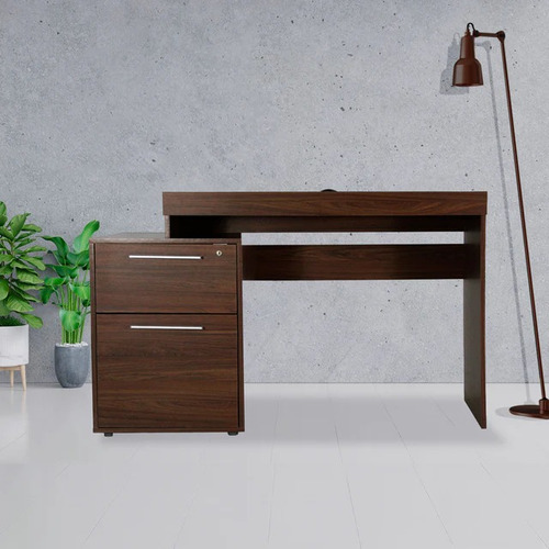 Escritorio De Madera Melamina Con Archivero 2 Gav. Suez 120