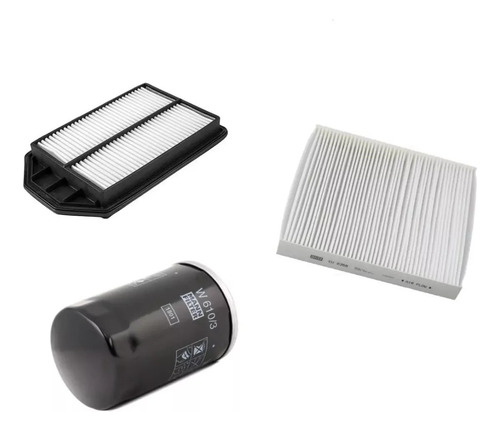 Kit 3 Filtros Mann Honda Crv 2.4 Aire Aceite Polen 2007-2011