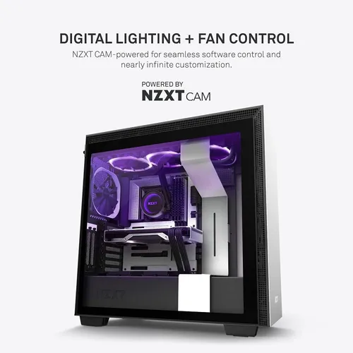 Kit Controlador Nzxt Hue2 + 3 Fans Aer Rgb2 Led 120mm White