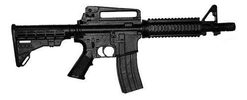 Rifle De Entrenamiento Replica Rifle R-15 Resistente Elite