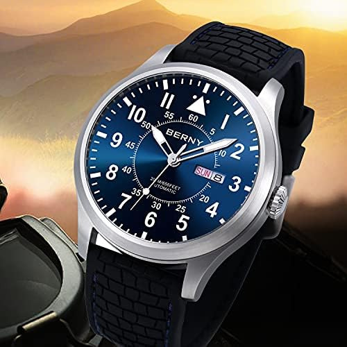 Berny Reloj Automático Para Hombre Reloj De Pulsera Mecánico