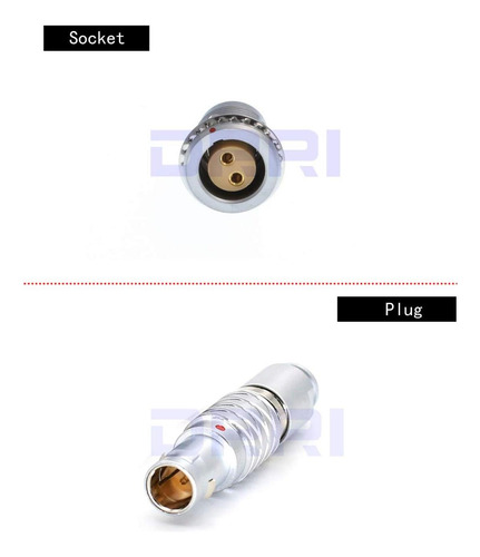 Drri 0b Egg 2pin Push Push Pull Circular Conector Para La