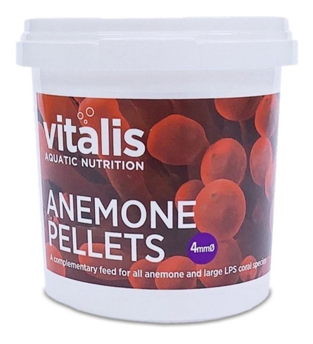 Alimento Para Anêmonas Coral Anemone Pellets 60g Vitalis