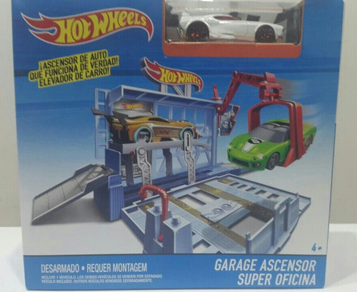 Pista Hotwheels Garage Ascensor
