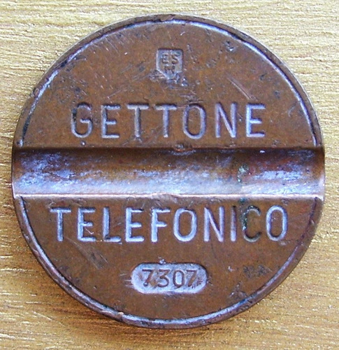 Ficha Token  Italia Gettone Telefonico Ref 7307