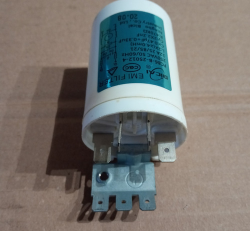 Filtro De Linha 250v 16a Da Lava E Seca Midea Fc86-b-25012-4 (Usado)