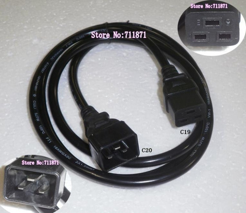 Cable Poder  Pdu  Y  Ups C19 A C20 1.8m/6'