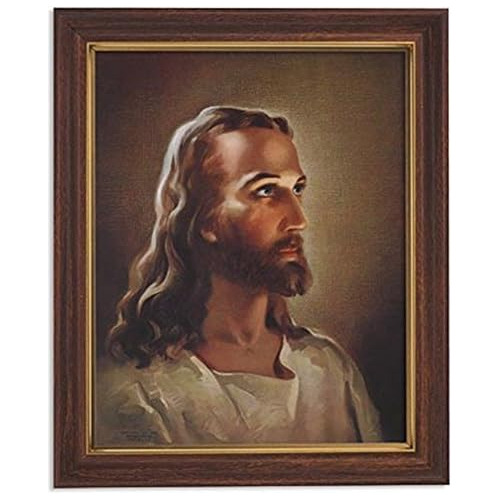 Sallman Of Christ Catholic Framed Portrait Print, 13 In...