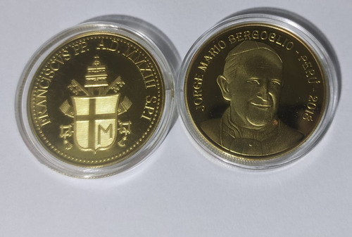 Moneda De Colección Visita Del Papa Franciso - Perú 2018