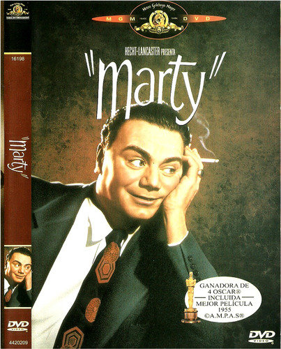 Dvd  Marty   Ganadora De Oscar     Enest Borgnine