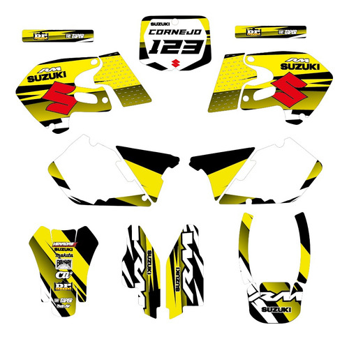 Calcomanias Stickers Suzuki Rm 125-250 99-00