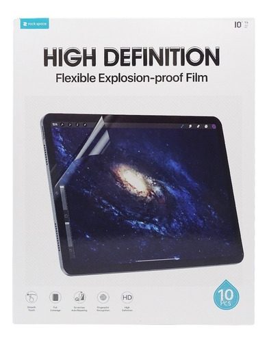 Imagen 3 de 7 de Lamina Hidrogel Rock Space Para Tablet iPad Pro 10.5 (2017)