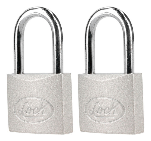 Kit De 2 Candados Doble Cerrojo Lock® Anti Segueta/impacto