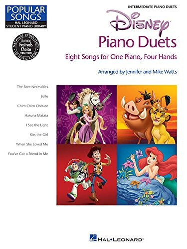 Disney Piano Duets  Popular Songs Series  8 Duets (1 Piano4 