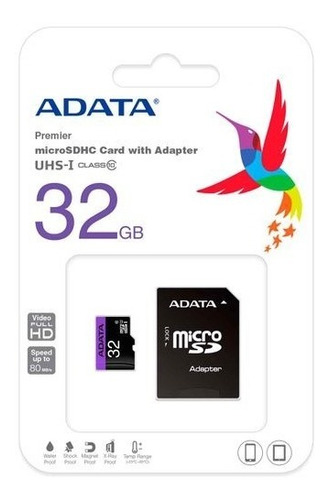 Memoria Adata Micro Sd Card 32 Gb