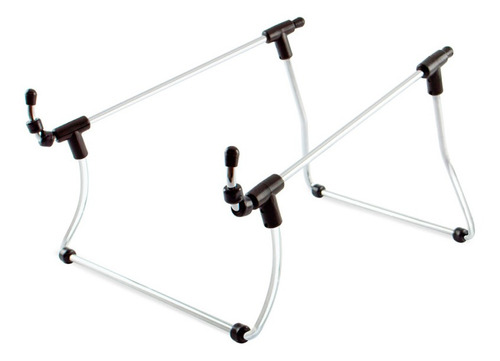 Imagem 1 de 7 de Suporte Para Notebook Metal Regulável Cromado Reliza