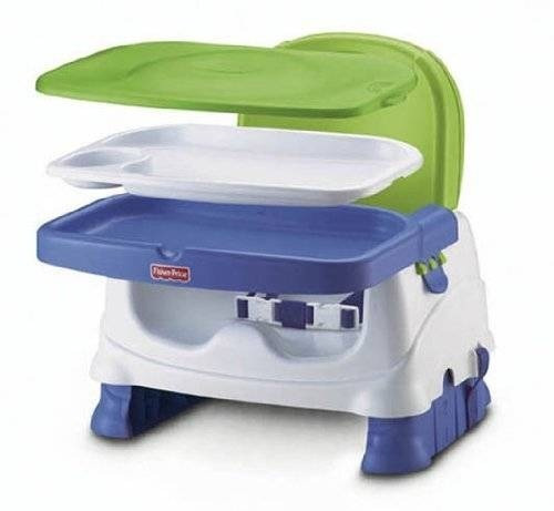 Fisher-price Asiento Elevador Azul / Verde / Gris