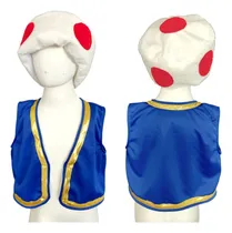Comprar Disfraz Cosplay Chaleco Toad Bros Mario Luigi Peach Bowser Toadette