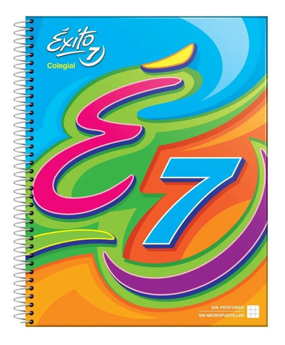 Cuaderno Exito E7 (abc) Cuadricu  X 50 Hojas Espiral