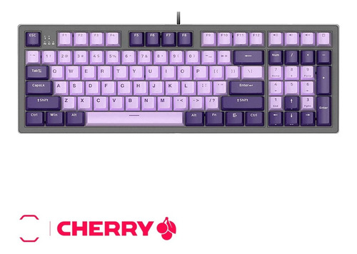 Imagen 2 de 4 de Teclado Mecánico Cherry Mx Switch Red - Ajazz B16 Purple