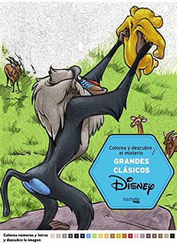 Libro Grandes Clasicos Disney Colorea Y Descubre El Misterio