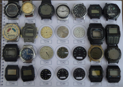 Lote 26 Sucatas Casio E Outros- Máquina Do Tempo