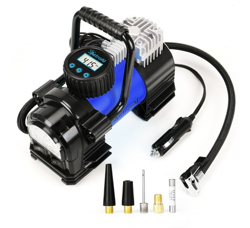 Bomba De Aire Portátil Astroai 150psi C/luz Led D/emergencia Color Azul Fase Eléctrica Monofásica