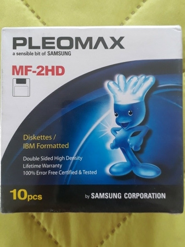 Imagen 1 de 5 de Disquetes 3.5   Samsung Pleomax  Por 10