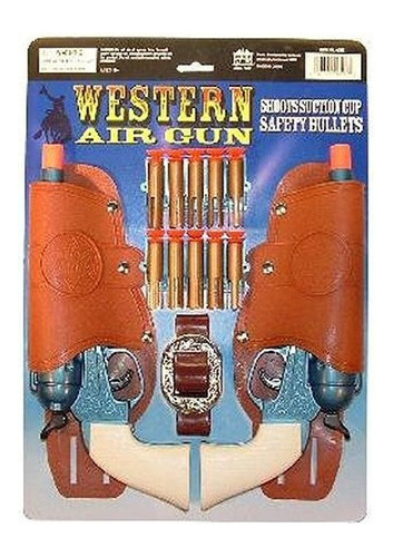 Juego De Pistolera Doble Parris Western Air Pistol