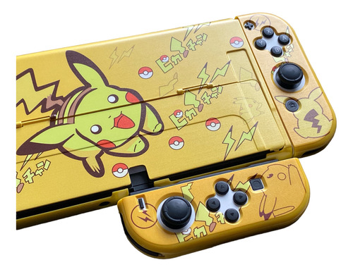 Nintendo Switch Oled Pokémon Pikachu Kawai Protector Joy Con
