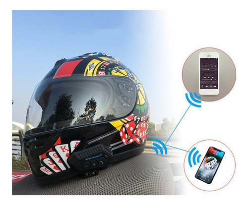 Casco Motocicleta Bluetooth Integral 3