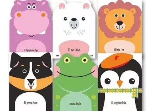 Lote X 6 Libros Infantiles - Animalitos En Mis Cuentos