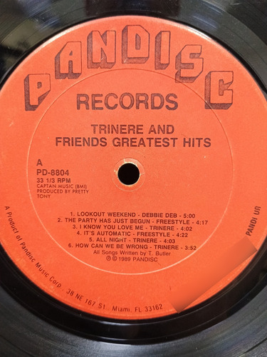 Vinil Trinere And Friends - Pandisc 1989 Com Faixas Extras Estandar (Usado)