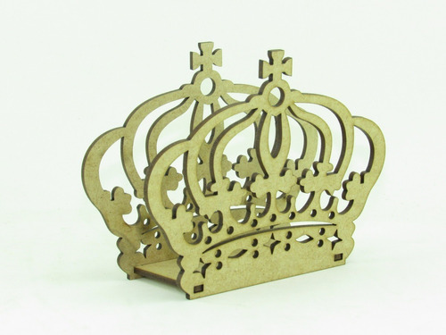 100 Porta Guardanapo Coroa Mdf Cru Festas Decoração Realeza